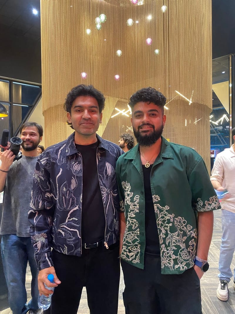 Asad Naeem with Awais Gohar