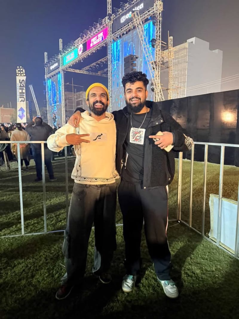 Asad Naeem with Musa Hashmi